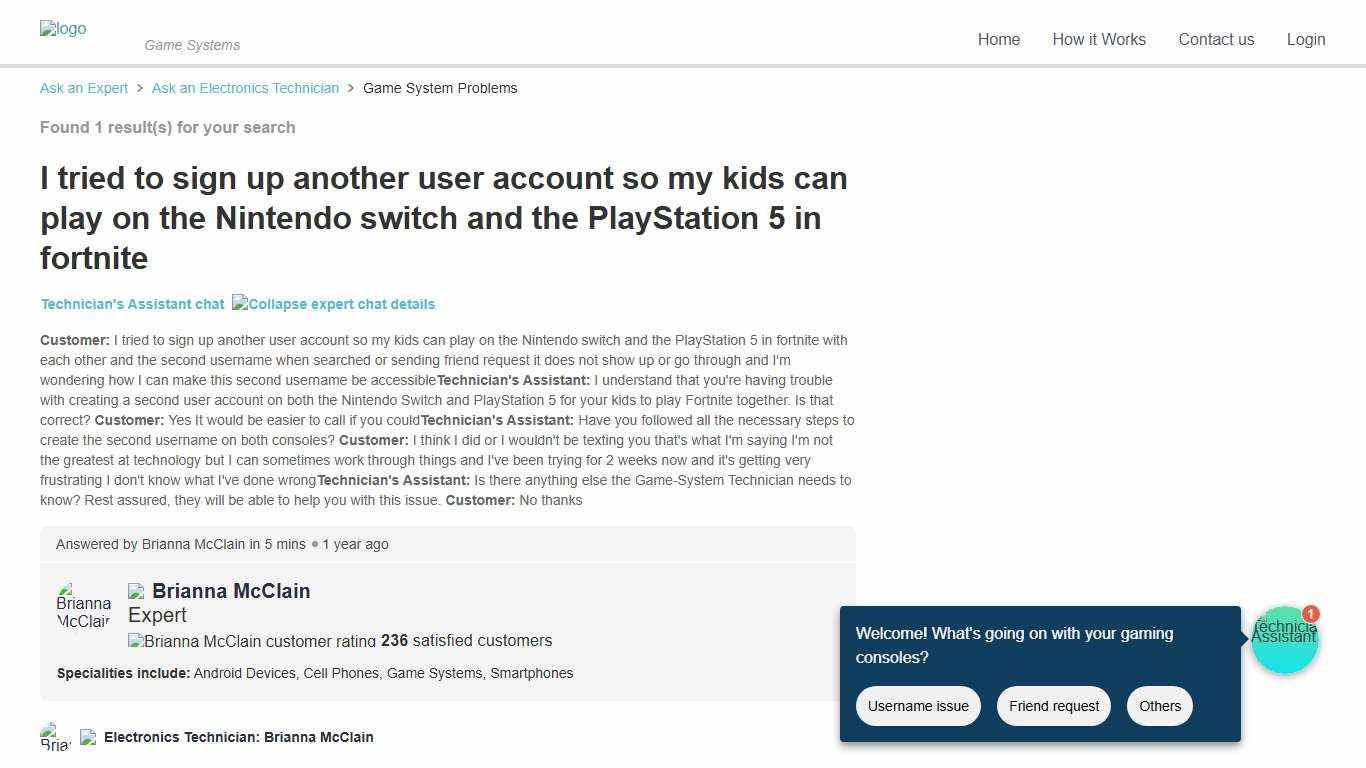 Expert Solutions for Nintendo and Fortnite Account Issues JustAnswer