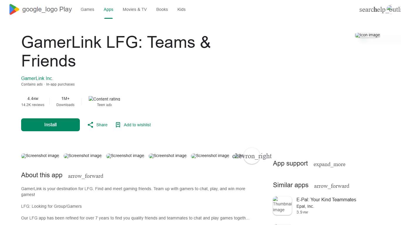GamerLink LFG: Teams & Friends - Apps on Google Play