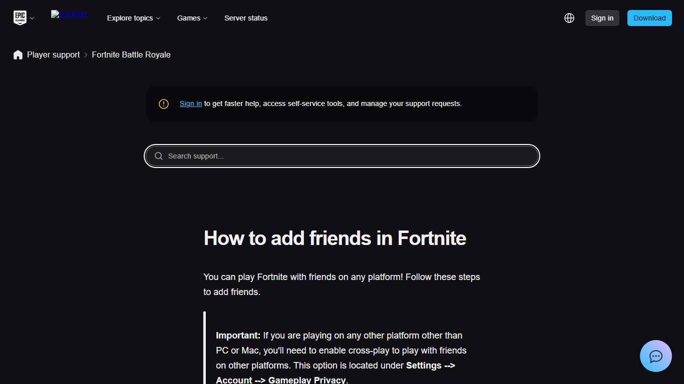 How to add friends in Fortnite - Fortnite Battle Royale Support